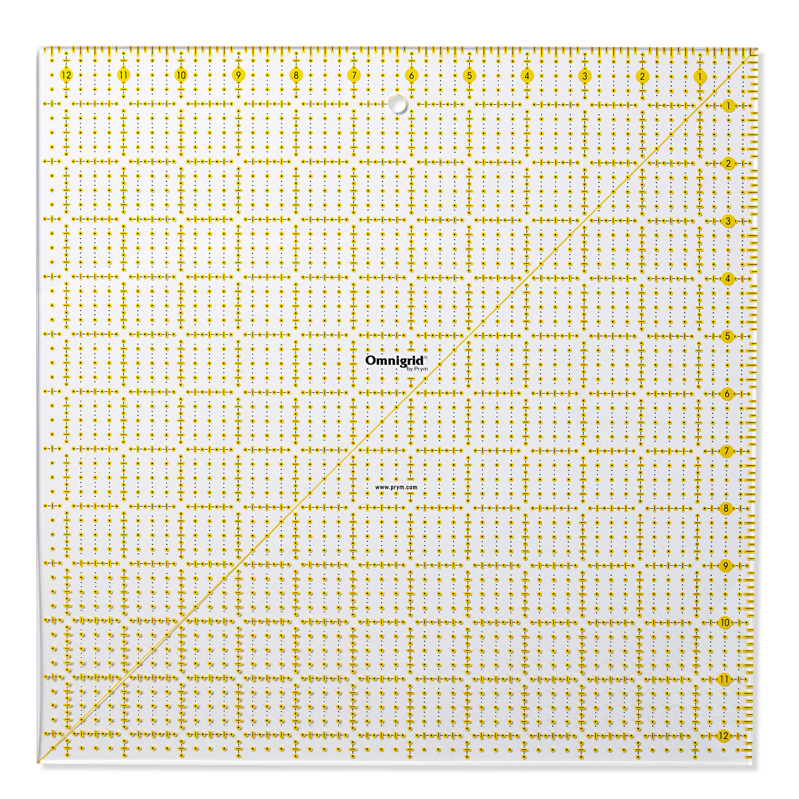 Prym 611647 Universele liniaal 12,5 x 12,5 inch Omnigrid - STUK