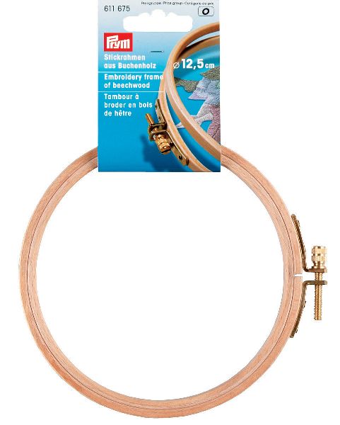 Prym 611675 Borduurring beukenhout 8 mm x Ø 13 cm - Kaart
