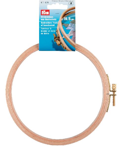 Prym 611676 Borduurring beukenhout 8 mm x Ø 16 cm - Kaart