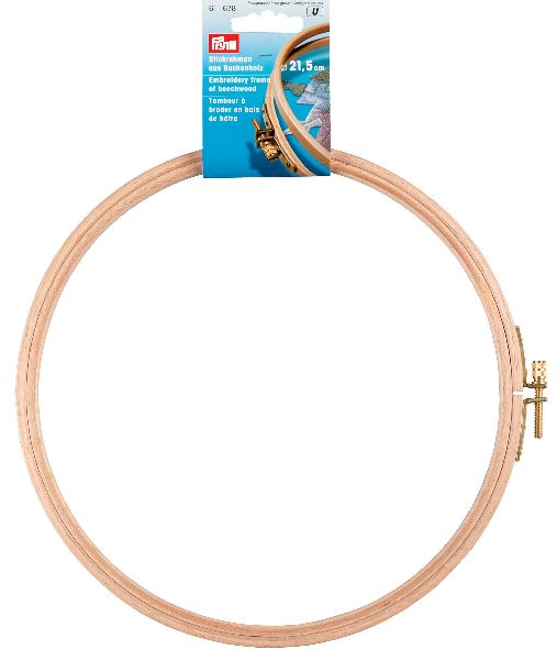 Prym 611678 Borduurring beukenhout 8 mm x Ø 22 cm - Kaart