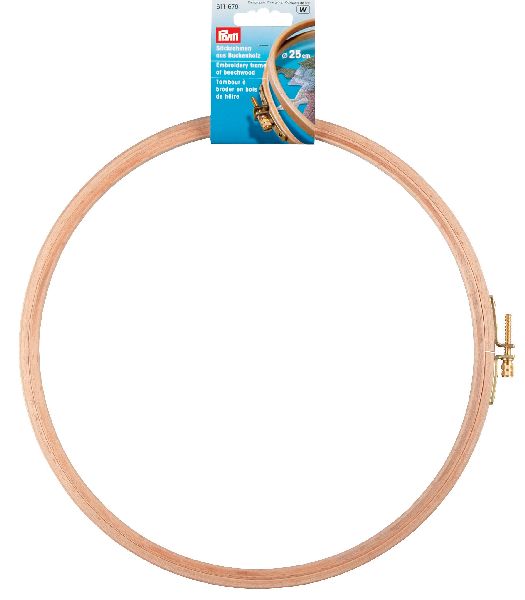 Prym 611679 Borduurring beukenhout 8 mm x Ø 25 cm - Kaart