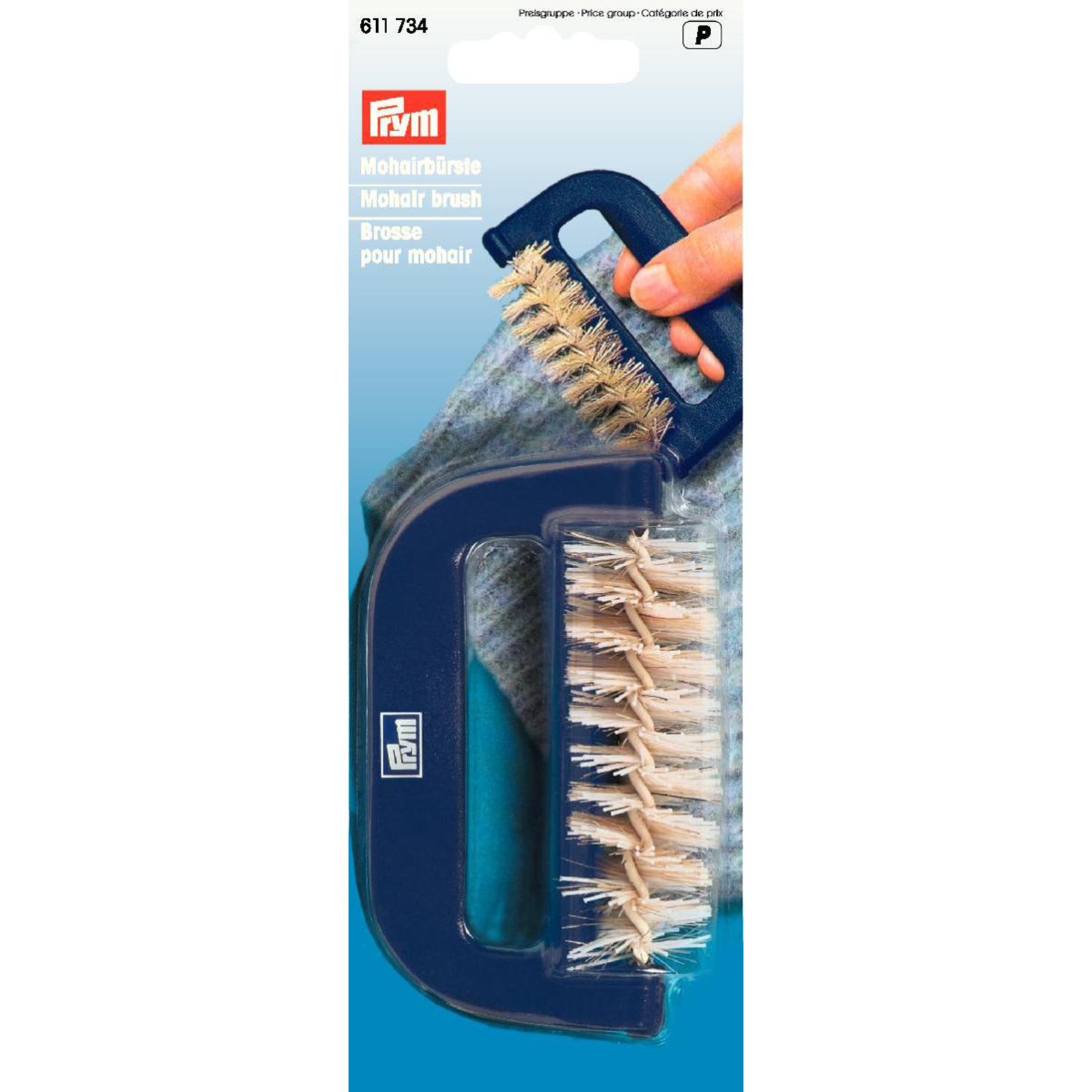 Prym 611734 Mohairborstel donkerpaars - Kaart