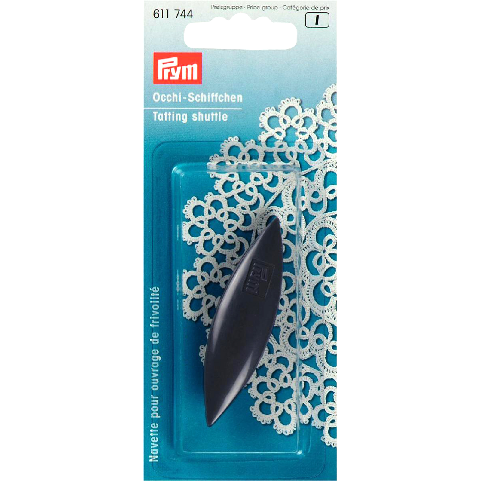 Prym 611744 Frivolitéspoeltje 6,5 cm ass. kleuren - Kaart