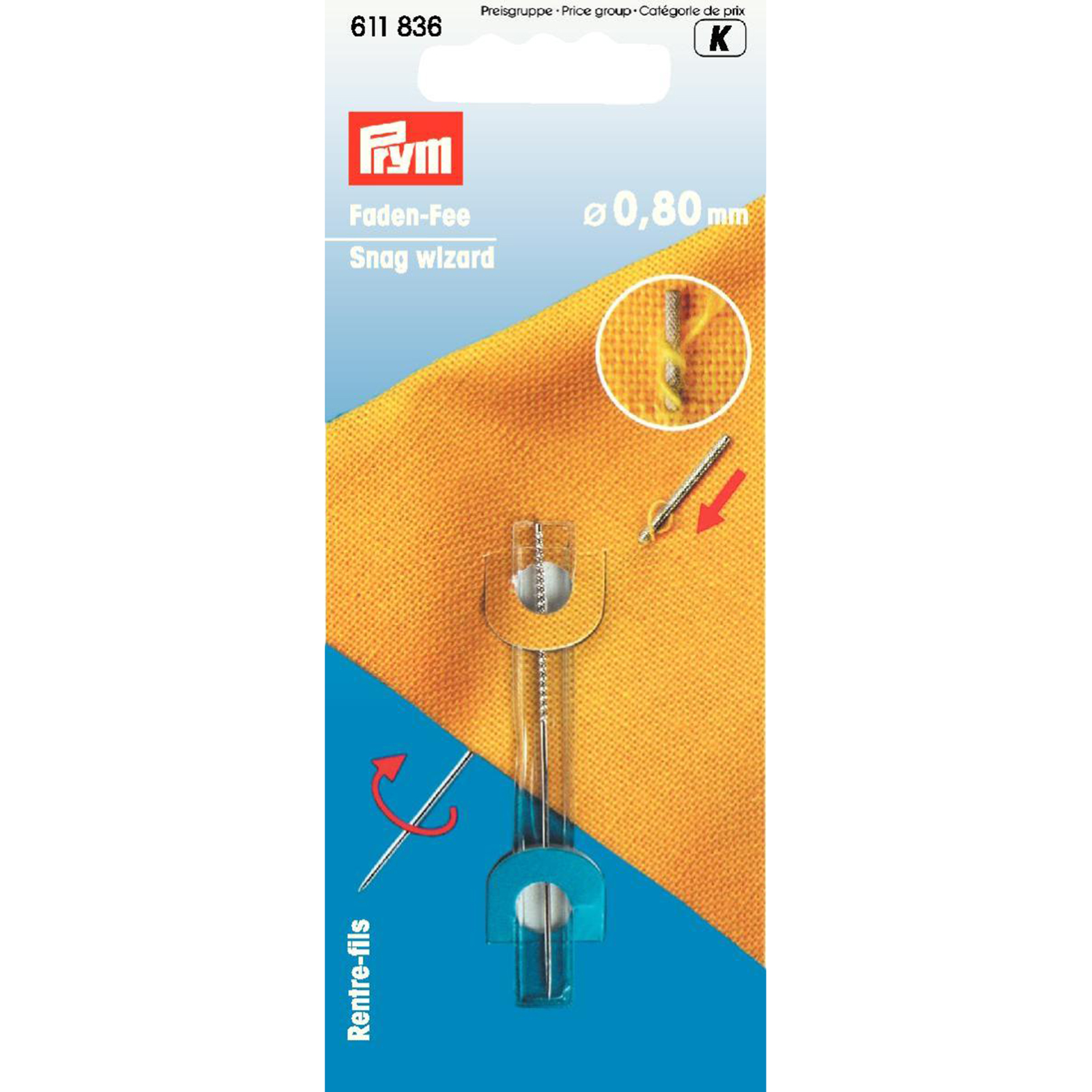 Prym 611836 Draadfee Ø 0,80 mm - Kaart