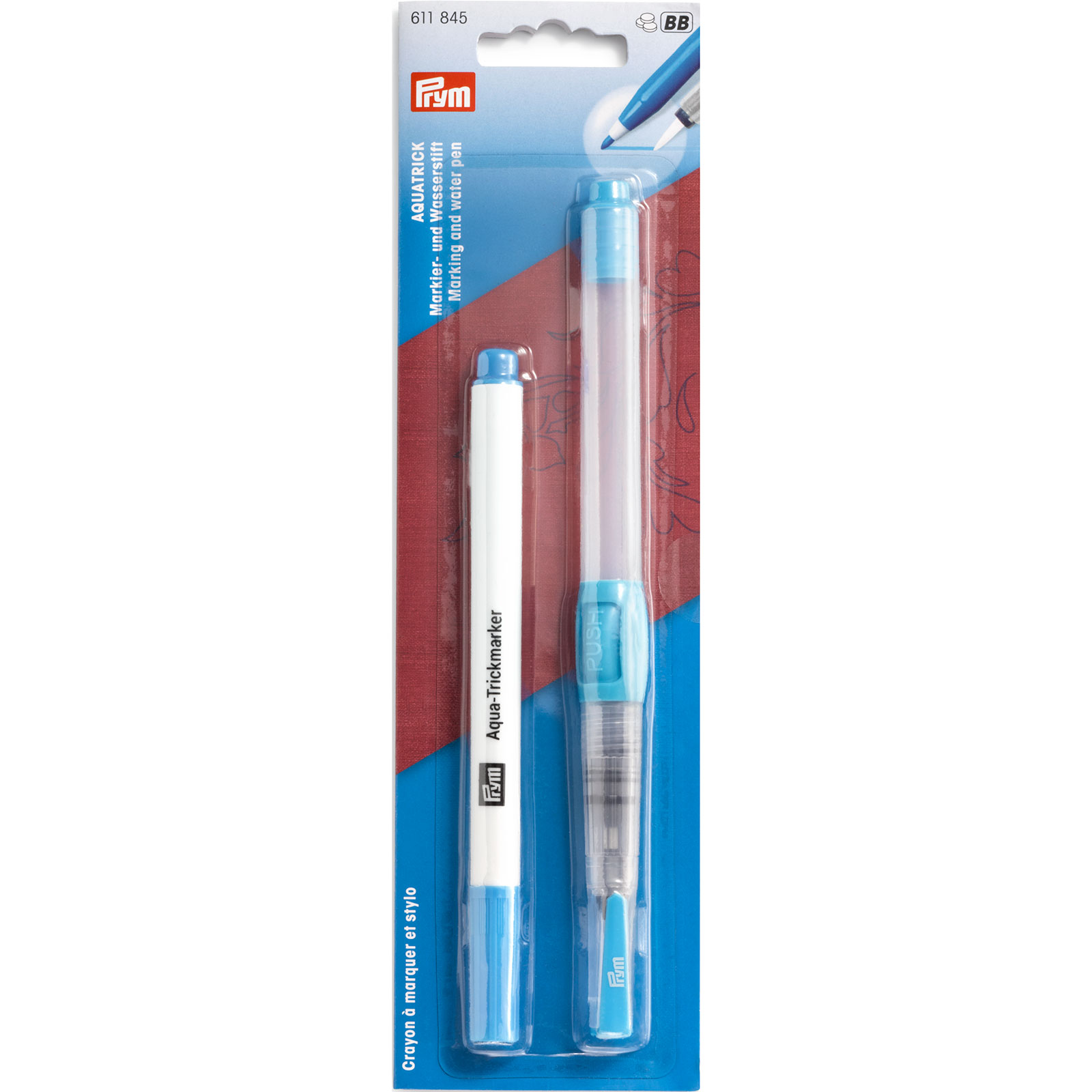 Prym 611845 Aqua markeerp. TrickMarker + waterstift - Kaart