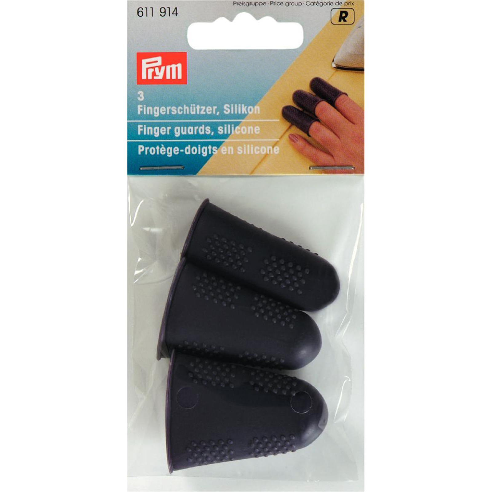 Prym 611914 Vingerbeschermers silicoon - Kaart