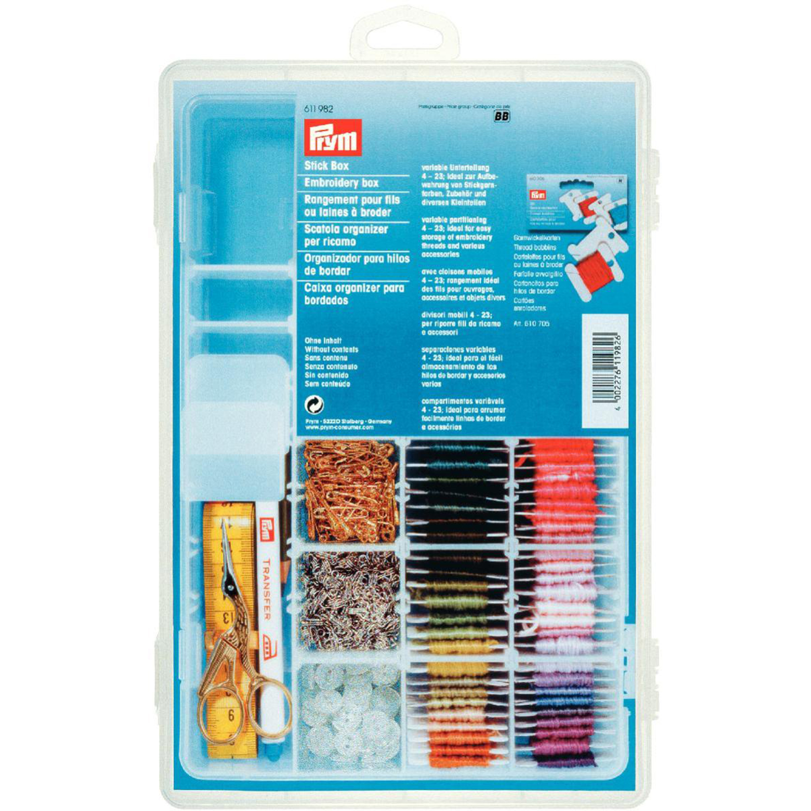 Prym 611982 Opbergdoos voor wol- of borduurgaren - STUK