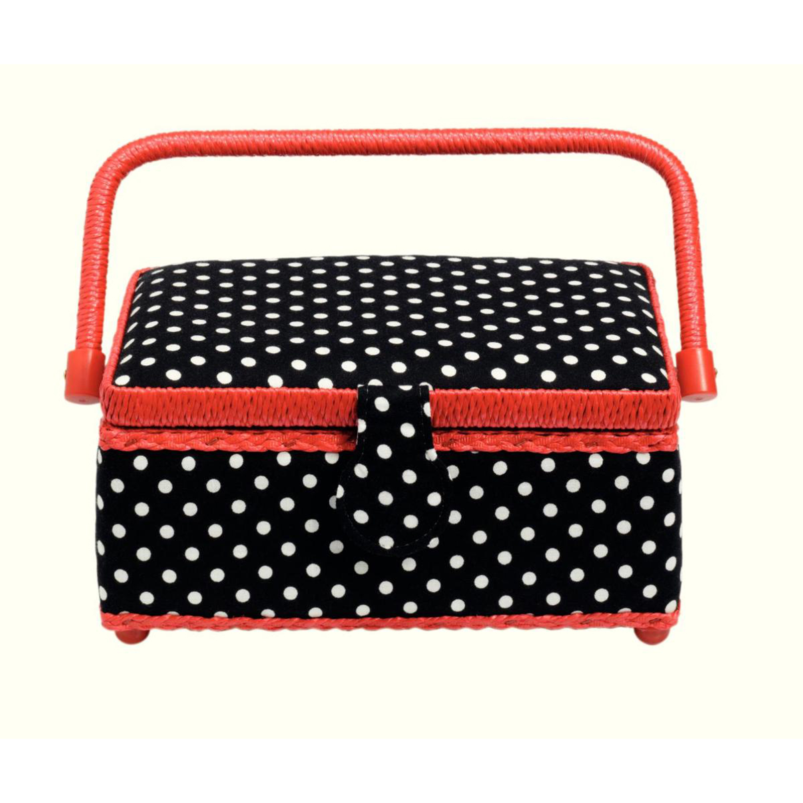 Prym 612244 Naaimand Polka Dots zwart/wit S - STUK