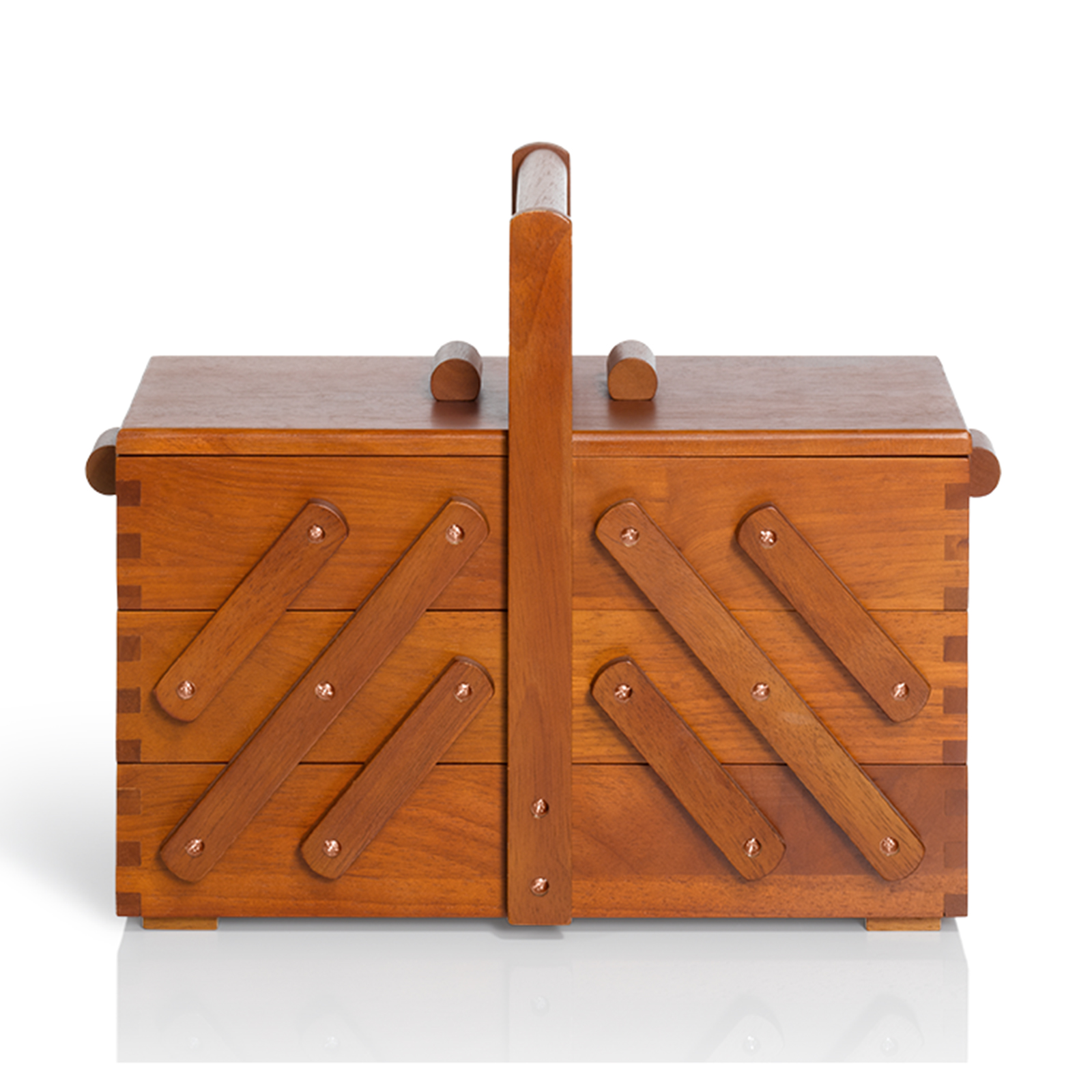 Prym 612549 Naaibox hout donker M - STUK