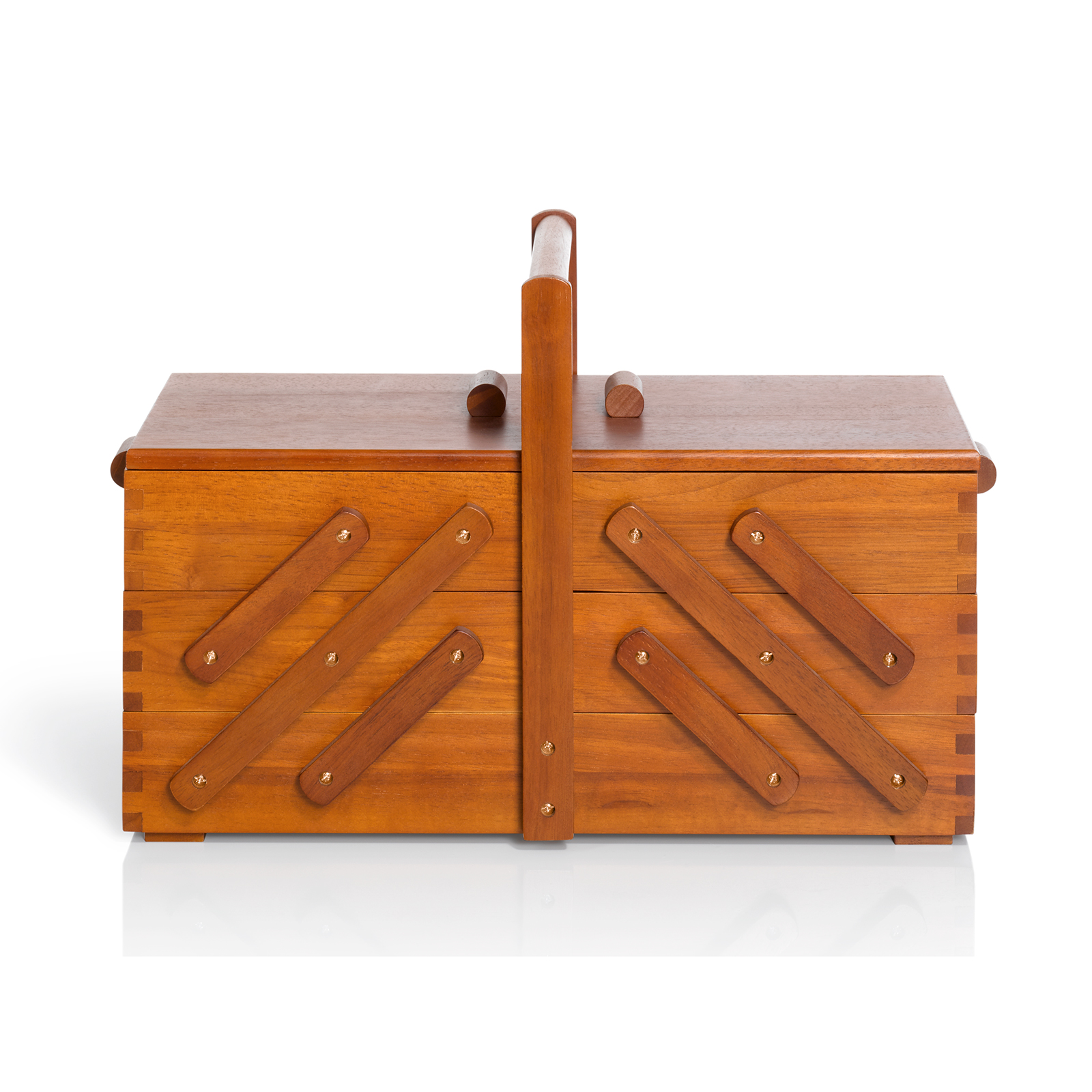 Prym 612551 Naaibox hout donker L - STUK