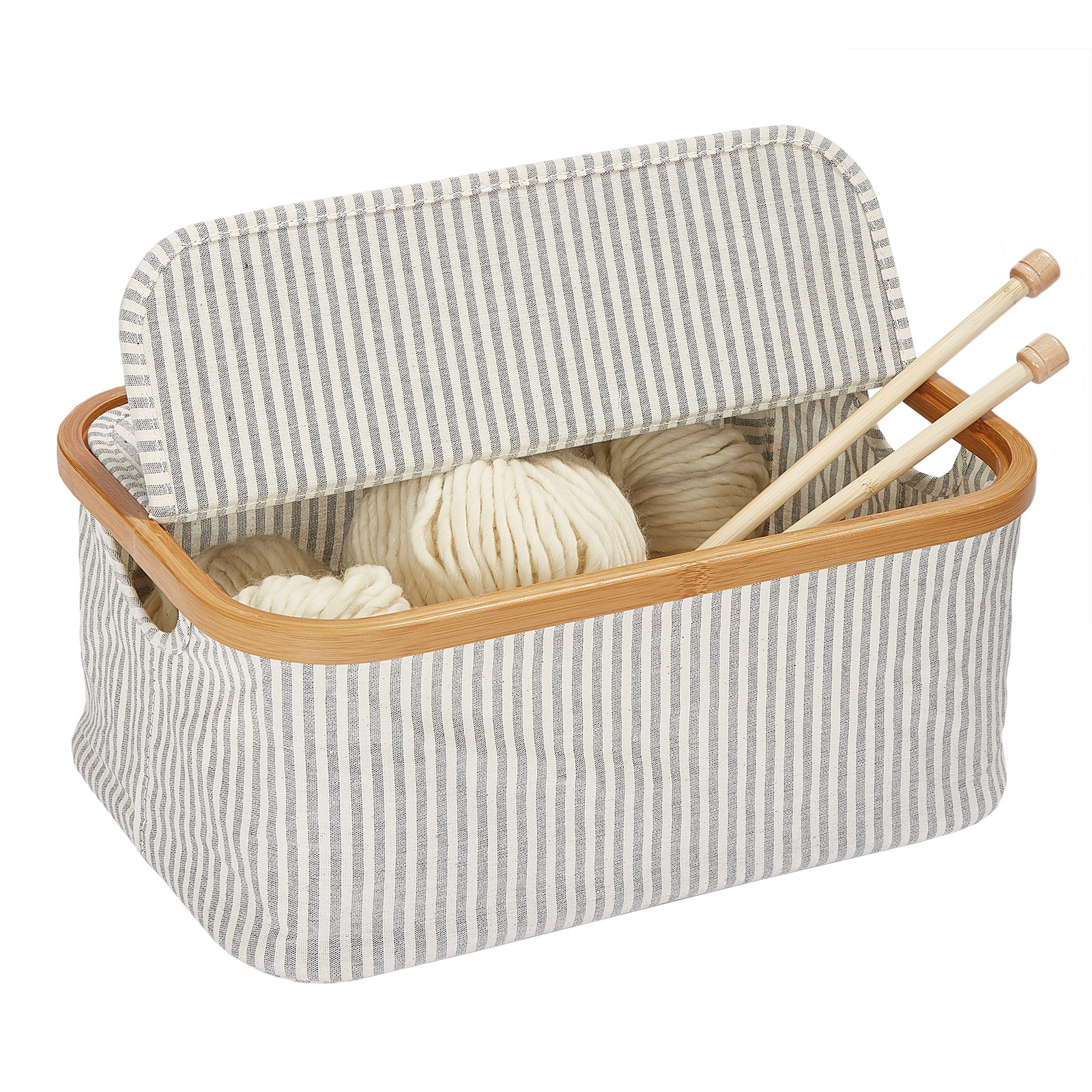 Prym 612682 Box Canvas & bambo? opvouwbaar grijs - STUK