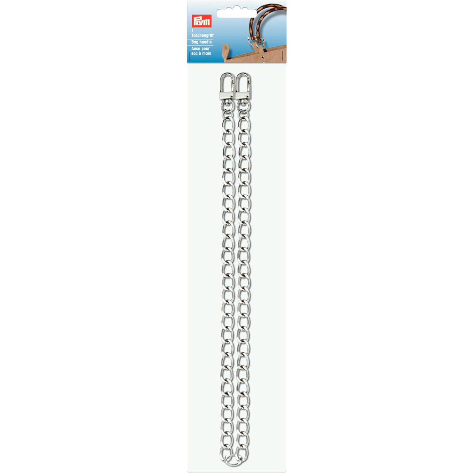 Prym 615149 Tasketting Mia zilverkleurig - Kaart