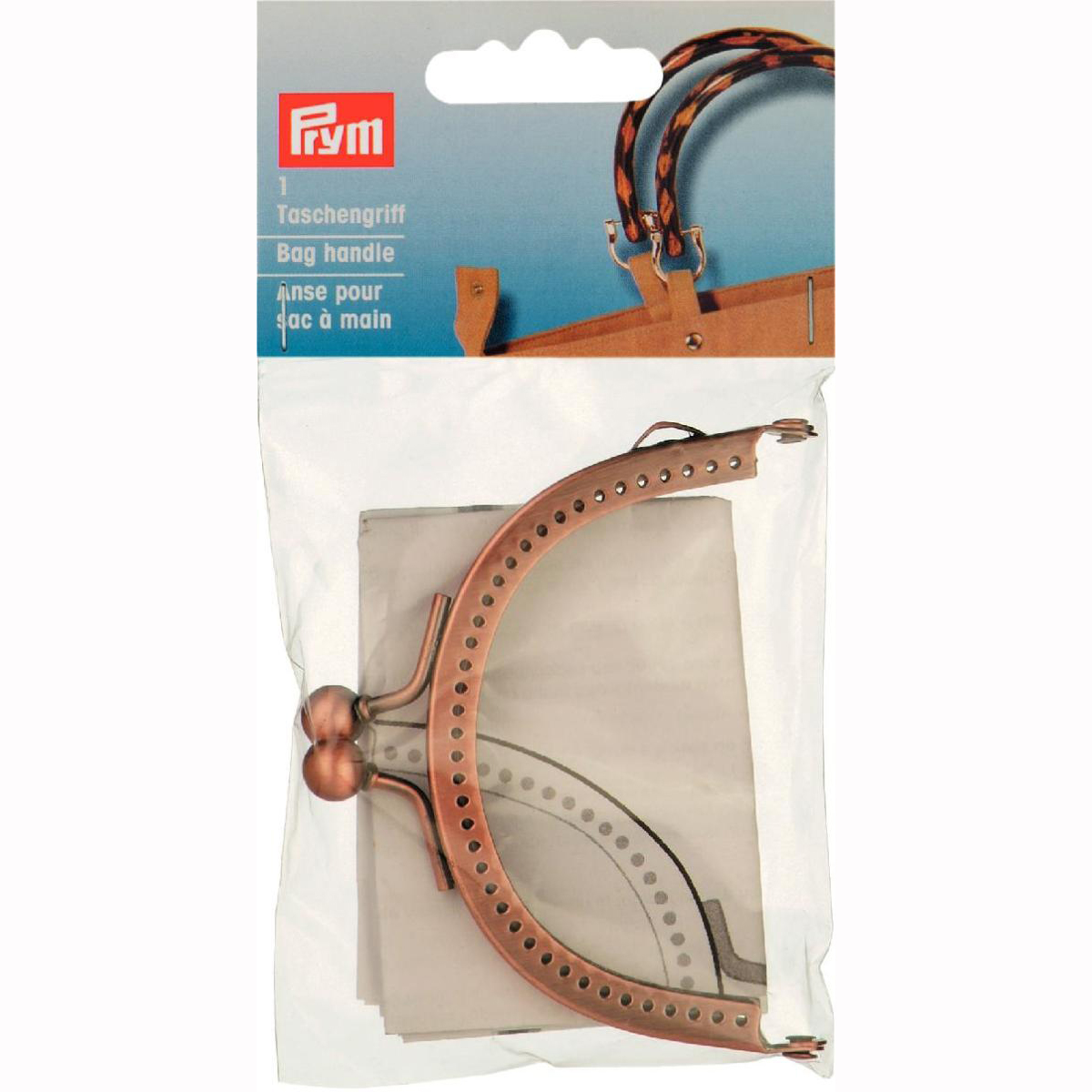 Prym 615167 Tassluiting Olivia koperkleurig geborsteld - Kaart