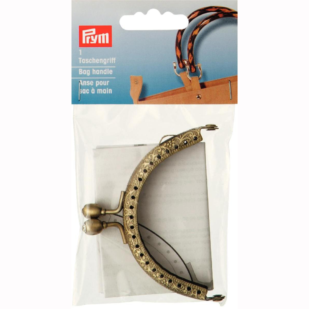 Prym 615170 Tassluiting Lorena oudmessing - Kaart