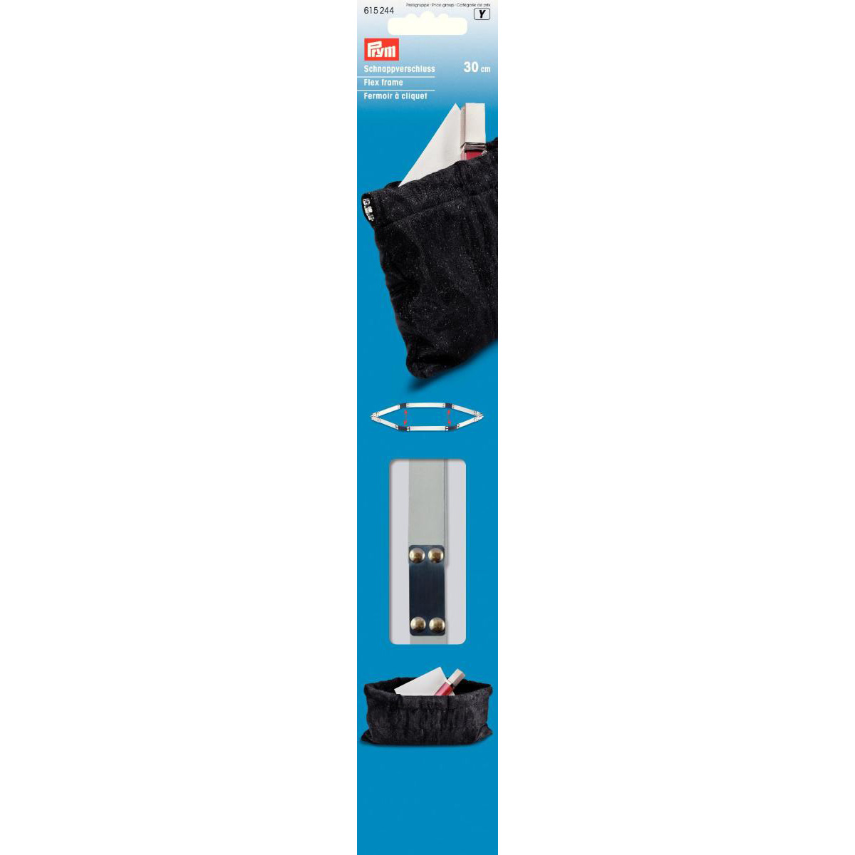 Prym 615244 Snapsluiting 30 cm - Kaart