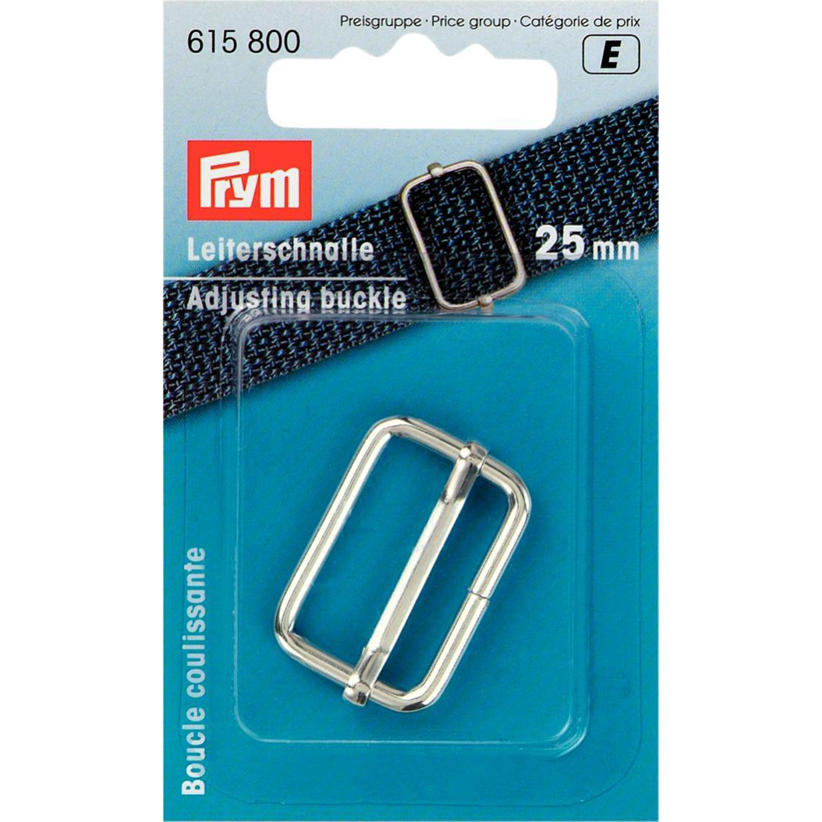 Prym 615800 Regelbare gesp 25 mm zilverkleurig - Kaart