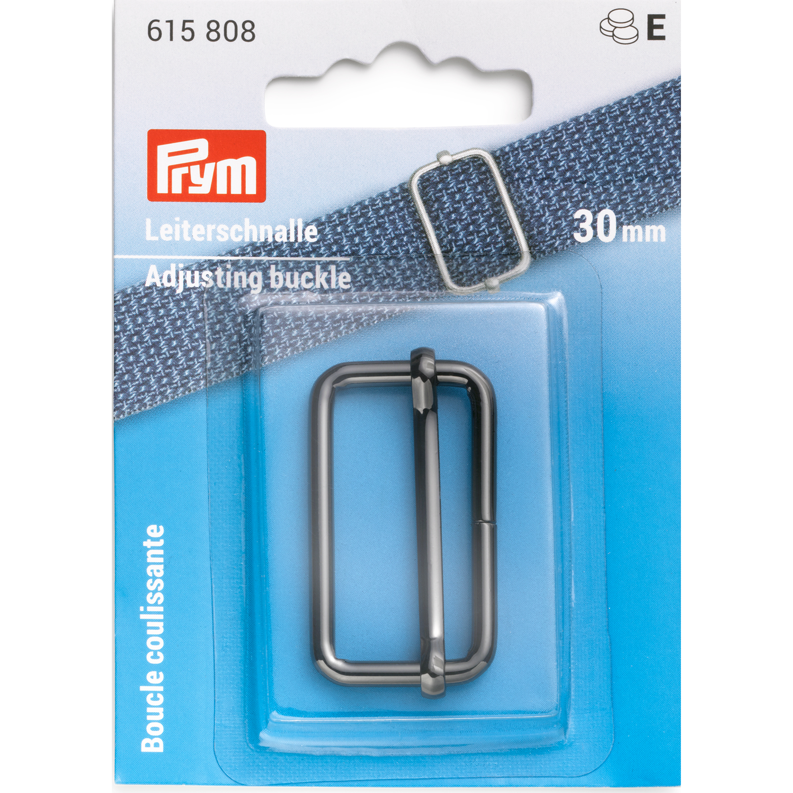 Prym 615808 Regelbare gesp 30mm geschutbrons 1st - Kaart