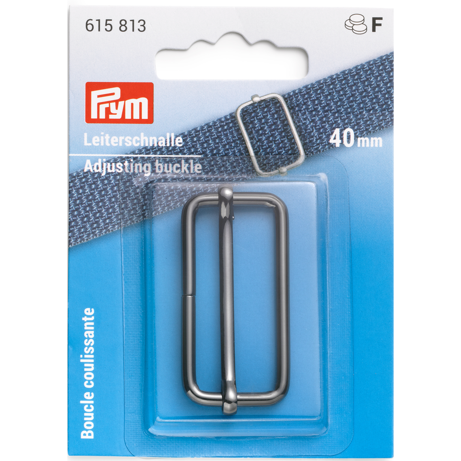 Prym 615813 Regelbare gesp 40mm geschutbrons 1st - Kaart