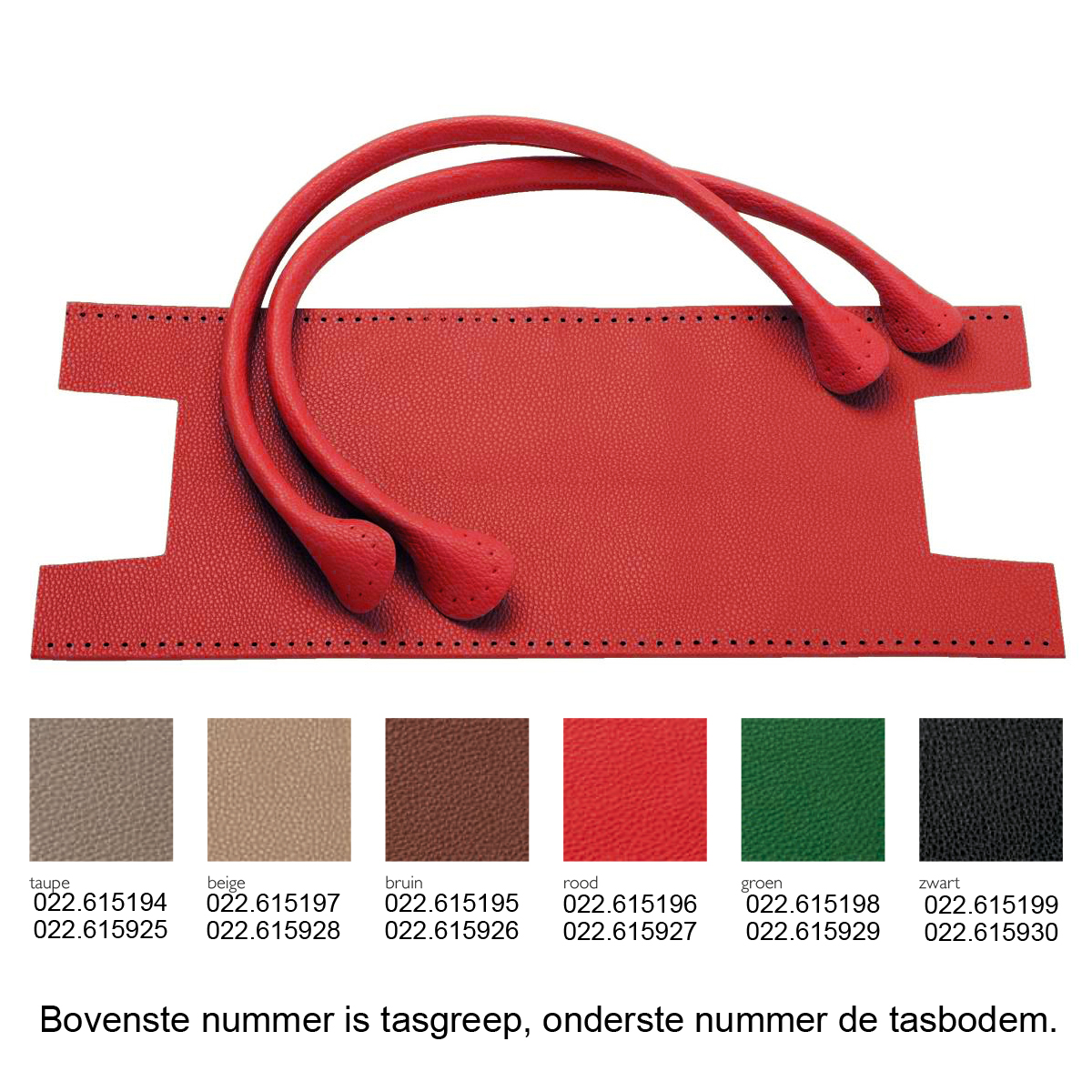 Prym 615927 Tasbodem Caroline rood - Kaart