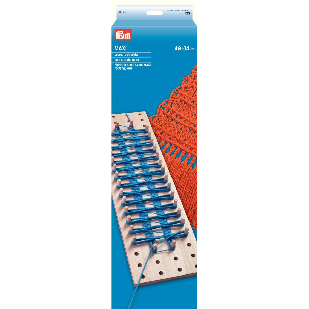 Prym 624158 Loom MAXI rechthoekig 14 x 48 cm - Kaart