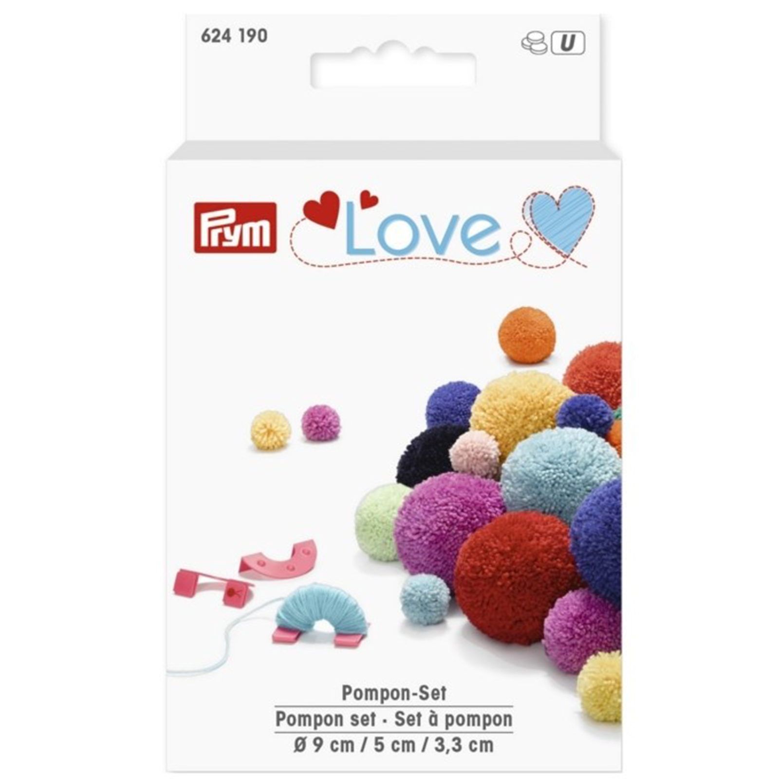 Prym 624190 Prym Love Pompon set mint - Kaart