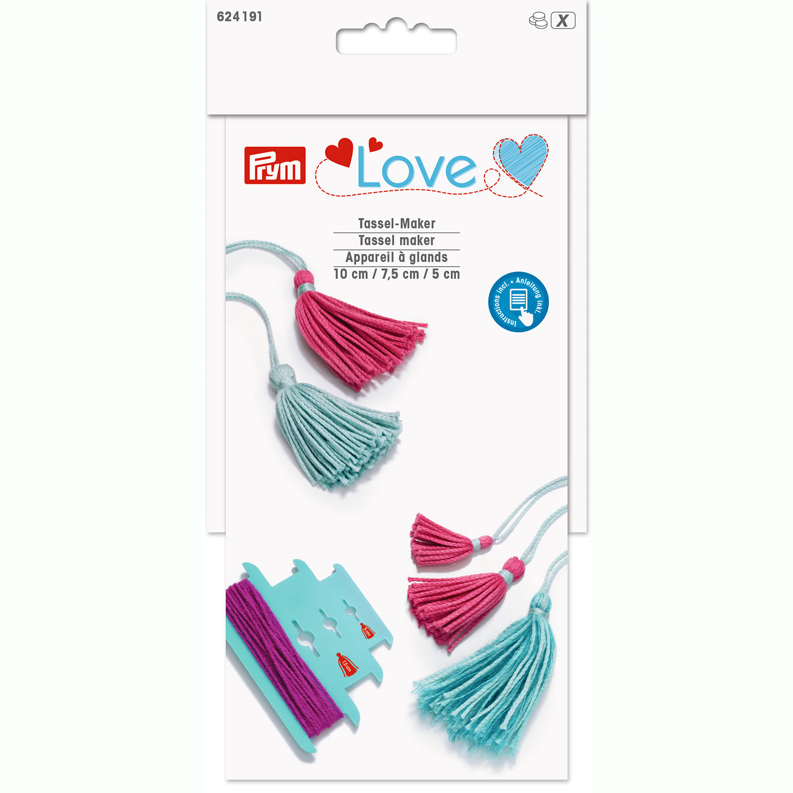 Prym 624191 Prym Love Kwast-maker mint - Kaart