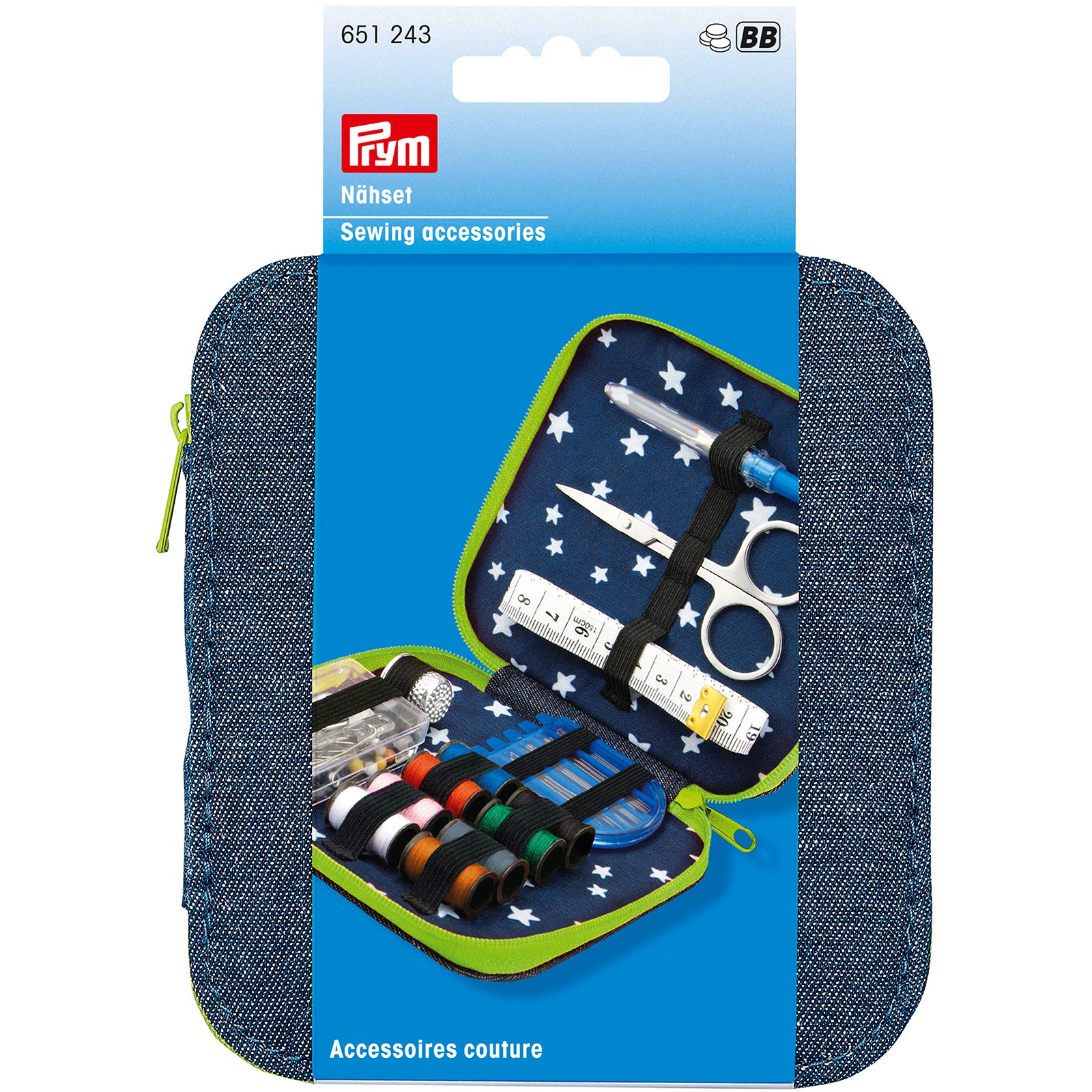 Prym 651243 Naaiset jeans ritssluiting groen - Kaart