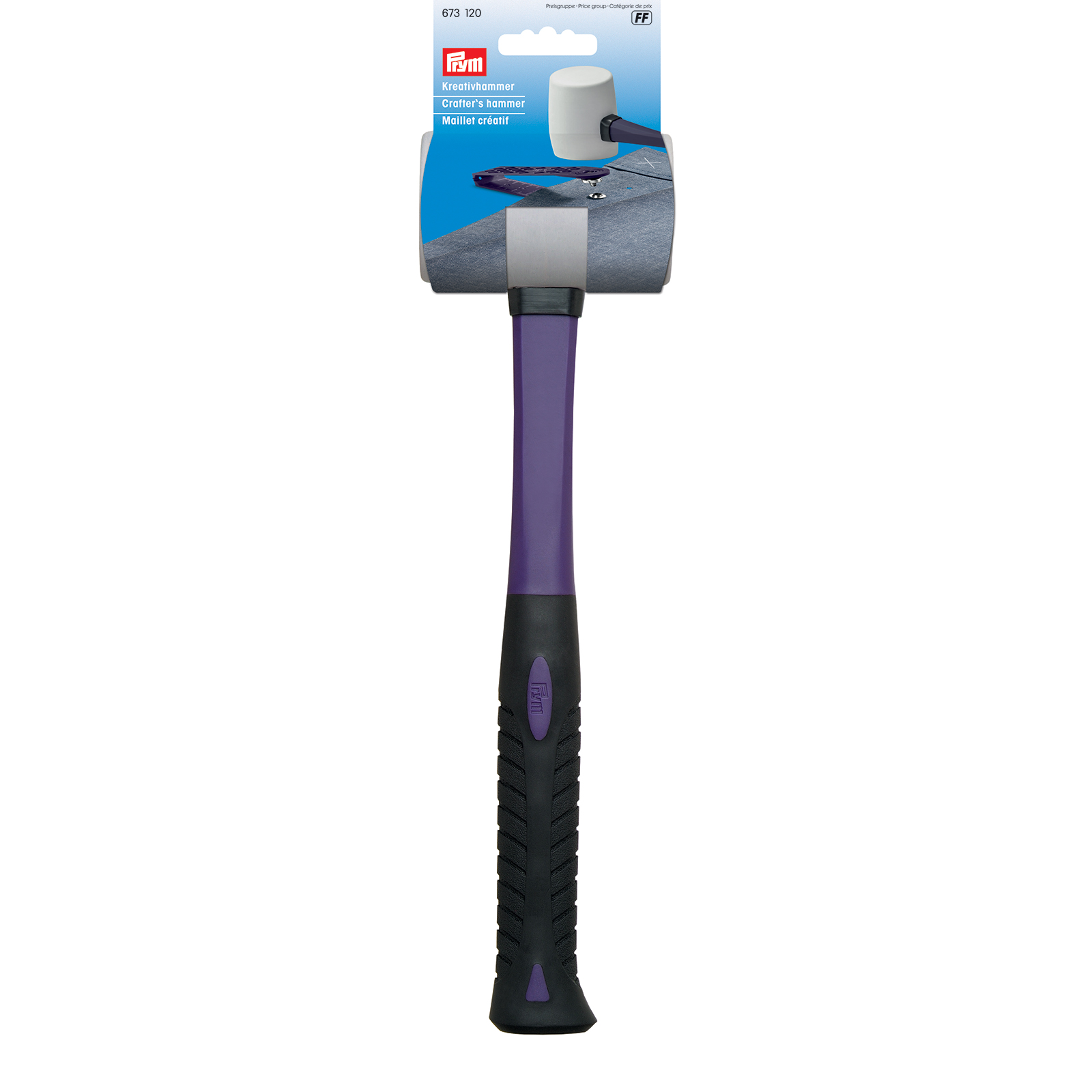 Prym 673120 Knutselhamer rubber vernietb. product. - Kaart