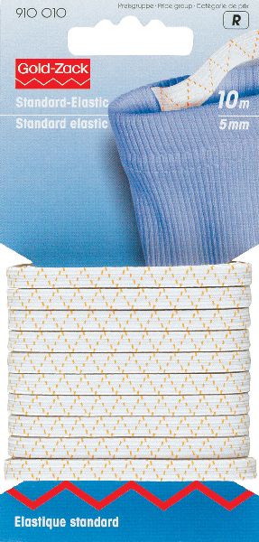 Prym 910010 Standaard elastiek 5 mm wit - Kaart