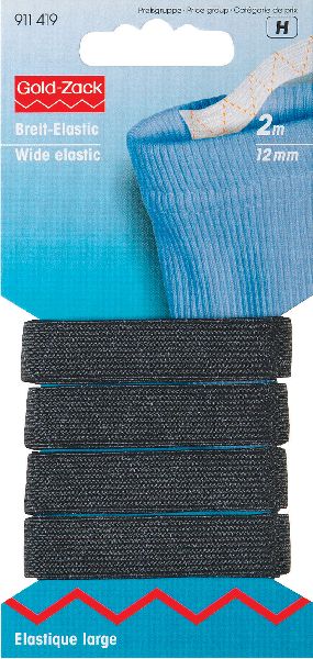 Prym 911419 Standaard elastiek 12 mm zwart - Kaart