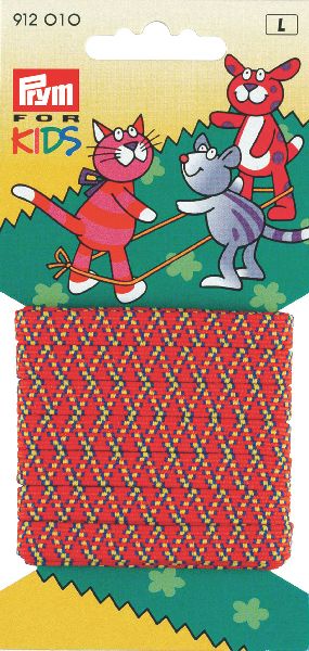 Prym 912010 Twist elastiek 6,5 mm driekleurig - Kaart