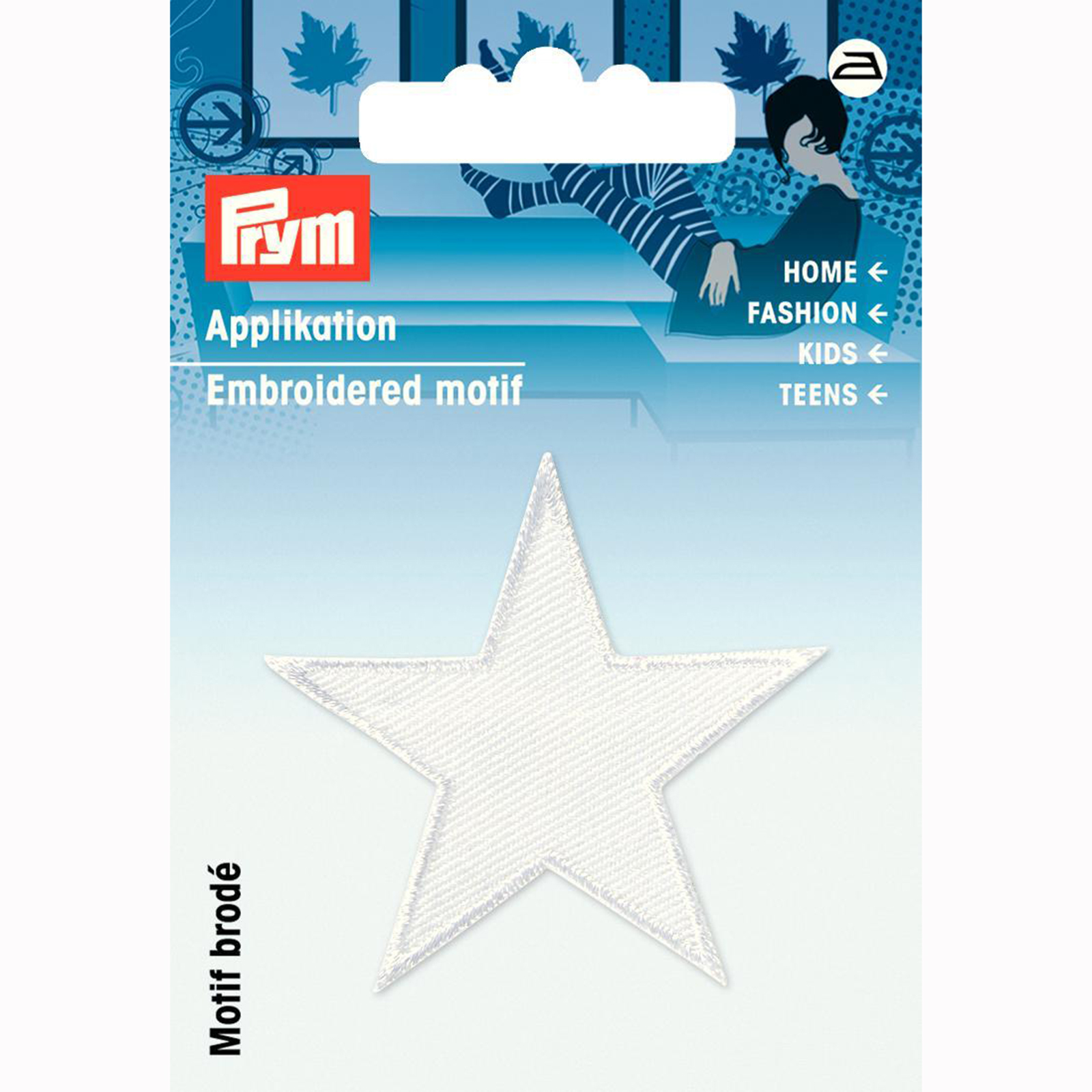 Prym 923150 Applicatie Steren wit - Kaart