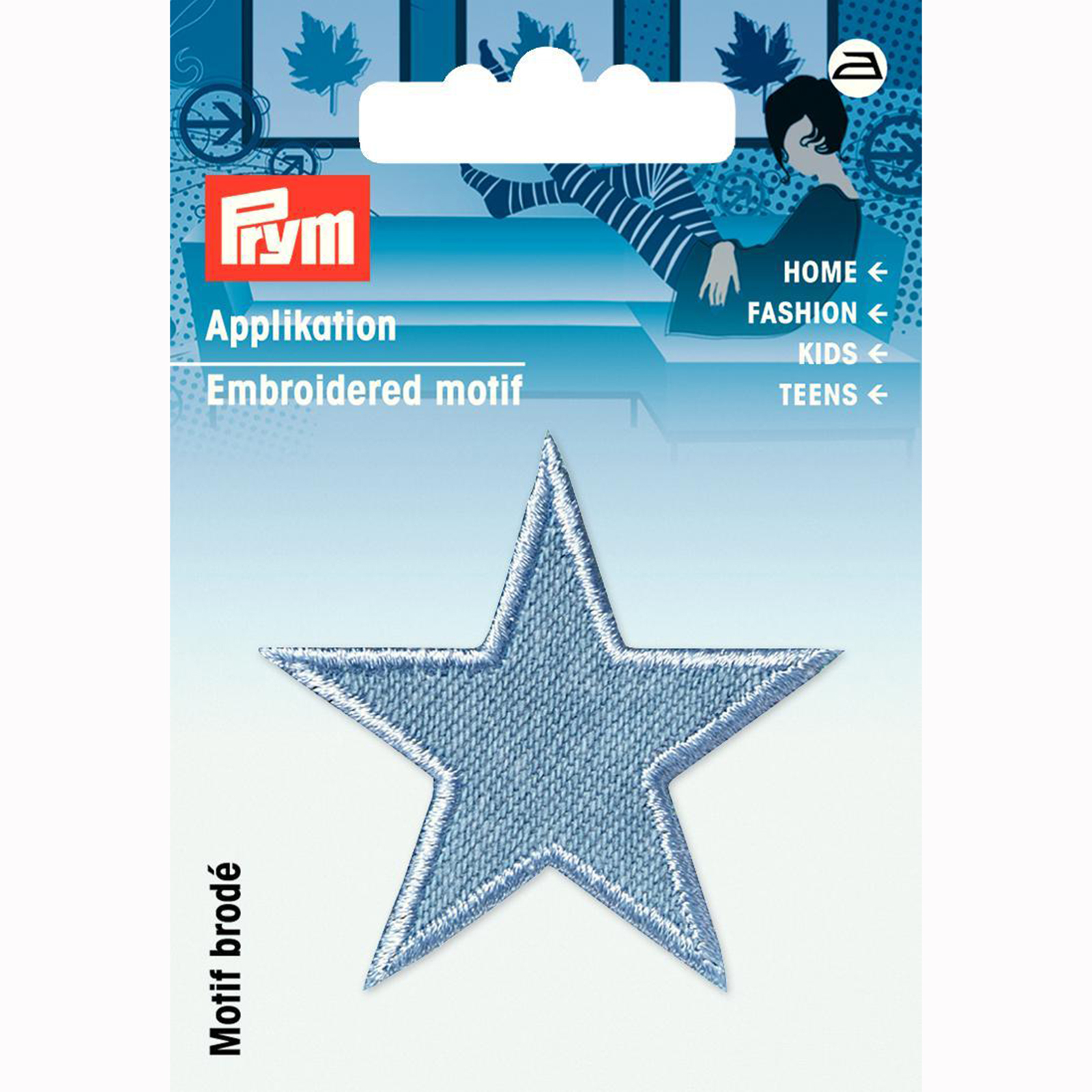 Prym 923157 Applicatie Steren jeans lichtblauw - Kaart