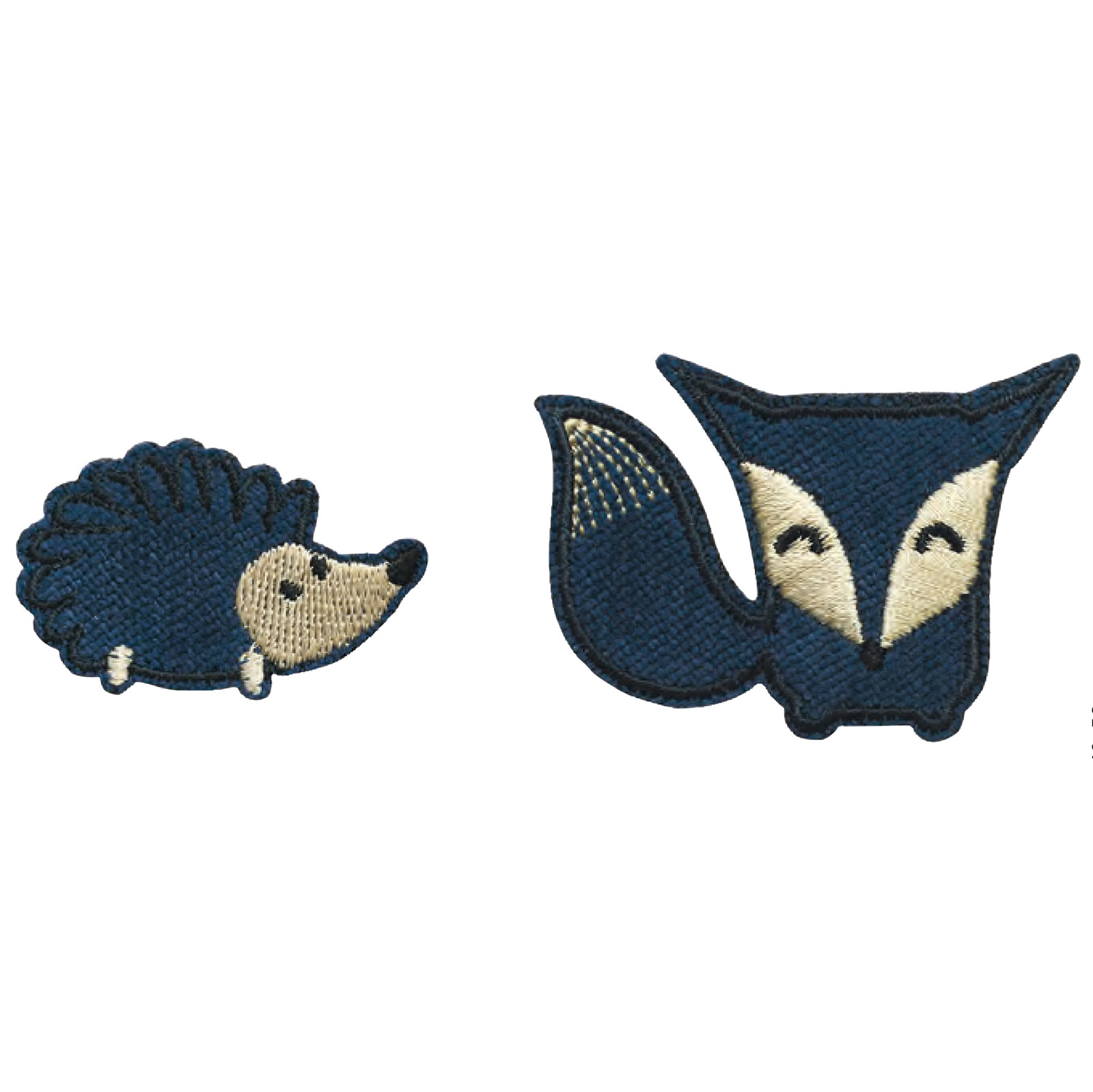 Prym 924374 Applicatie egel&vos blauw - Kaart