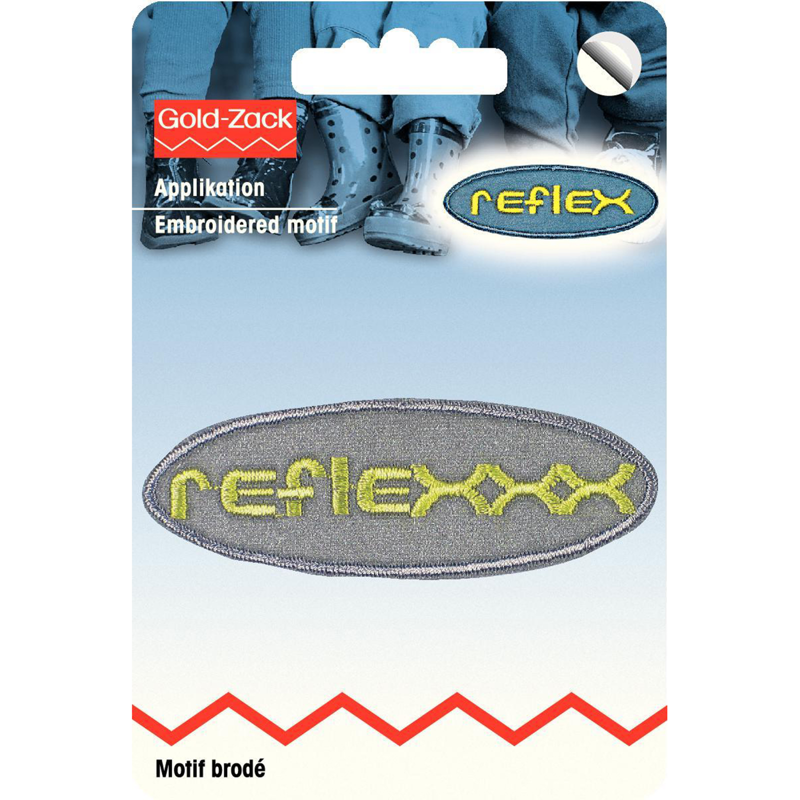 Prym 925504 Applicatie zelfklevend/opstrijkbaar reflex ovaal - Kaart