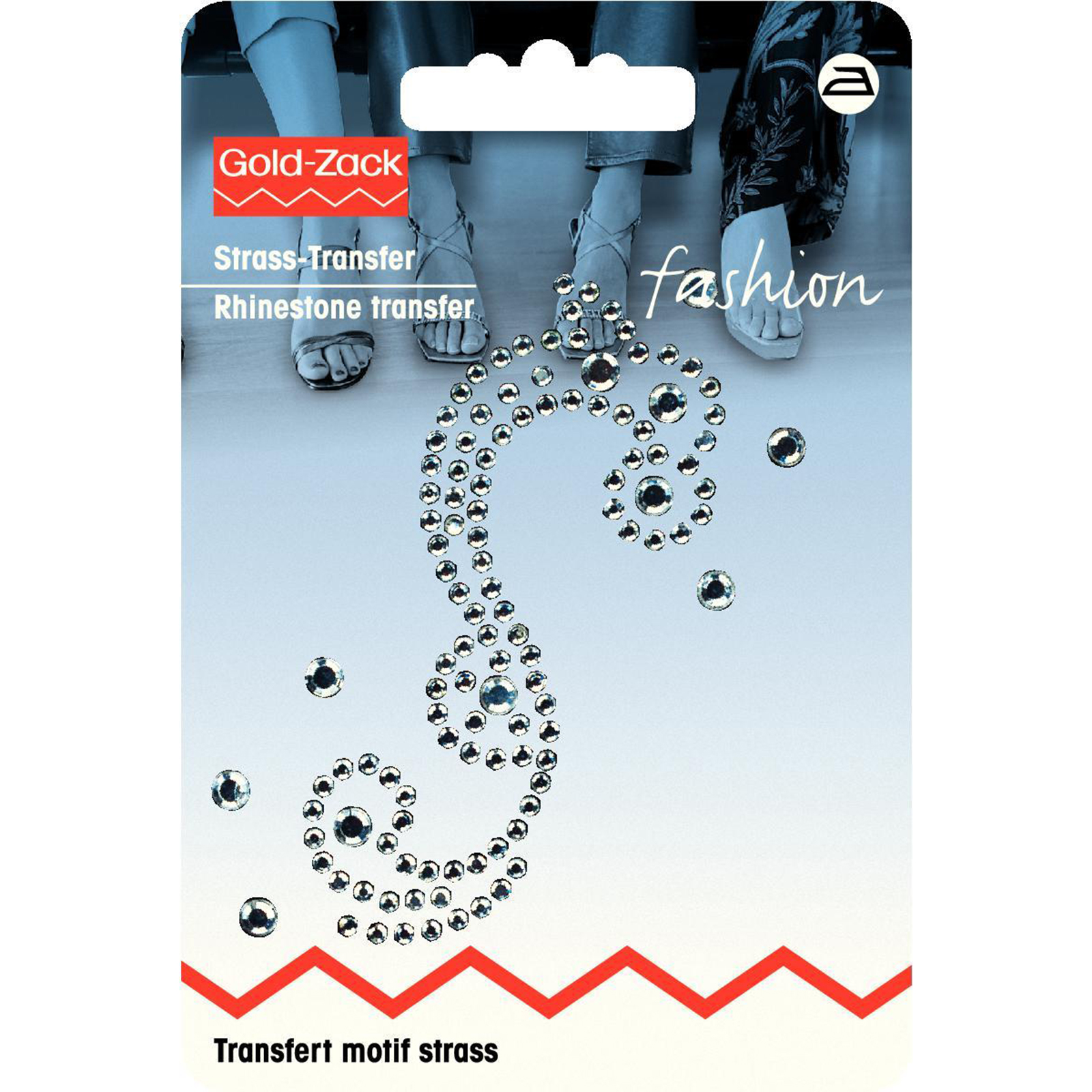 Prym 926250 Strass-Transfer Ornament zilver - Kaart