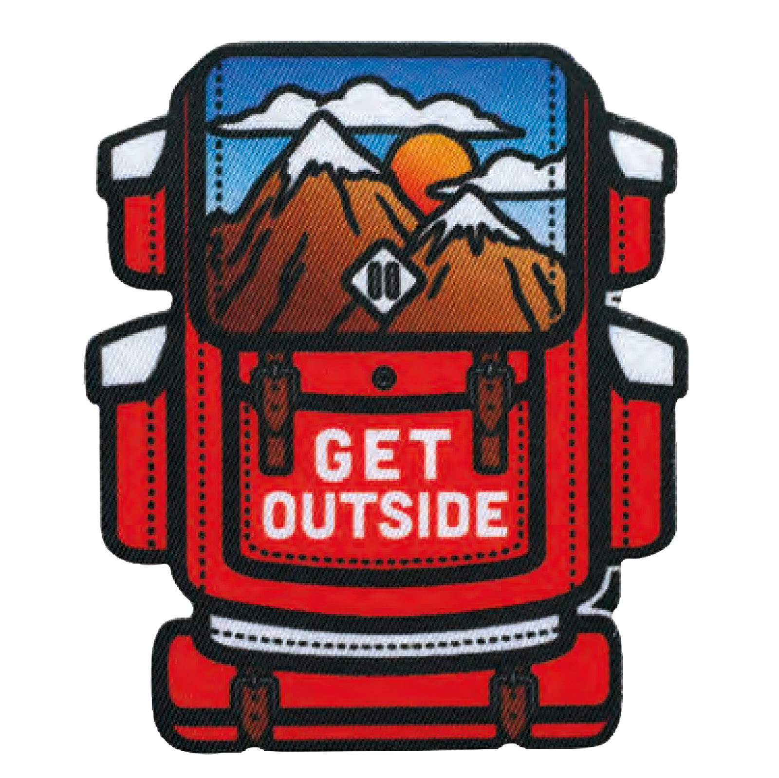 Prym 926751 Applicatie rugzak rood - Kaart