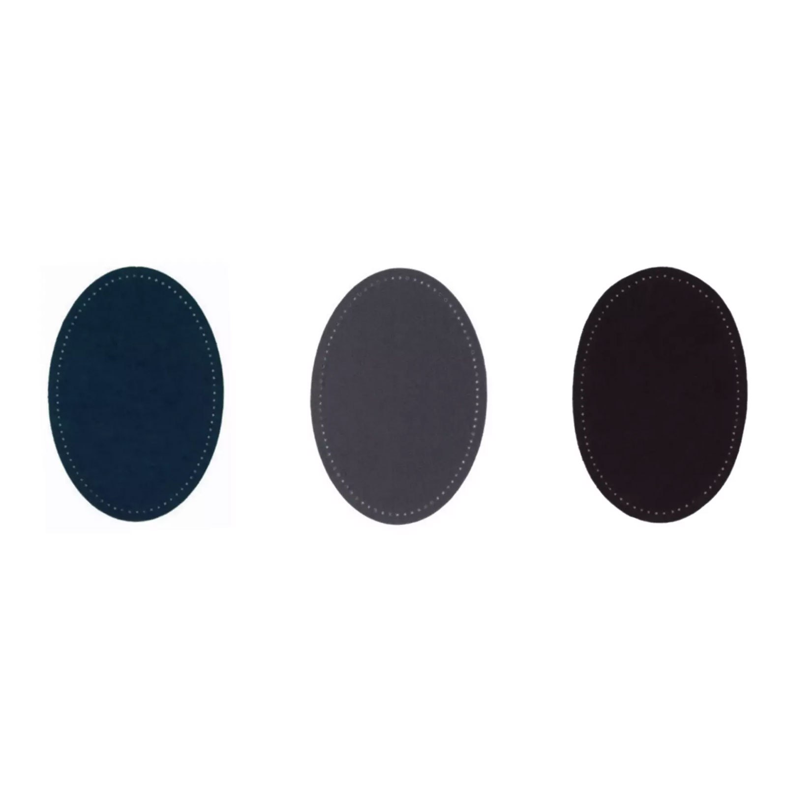 Prym 929030 Patches suèdeimitatie 8 x 10,5 cm grijs/blauw/zwart ass. - Kaart