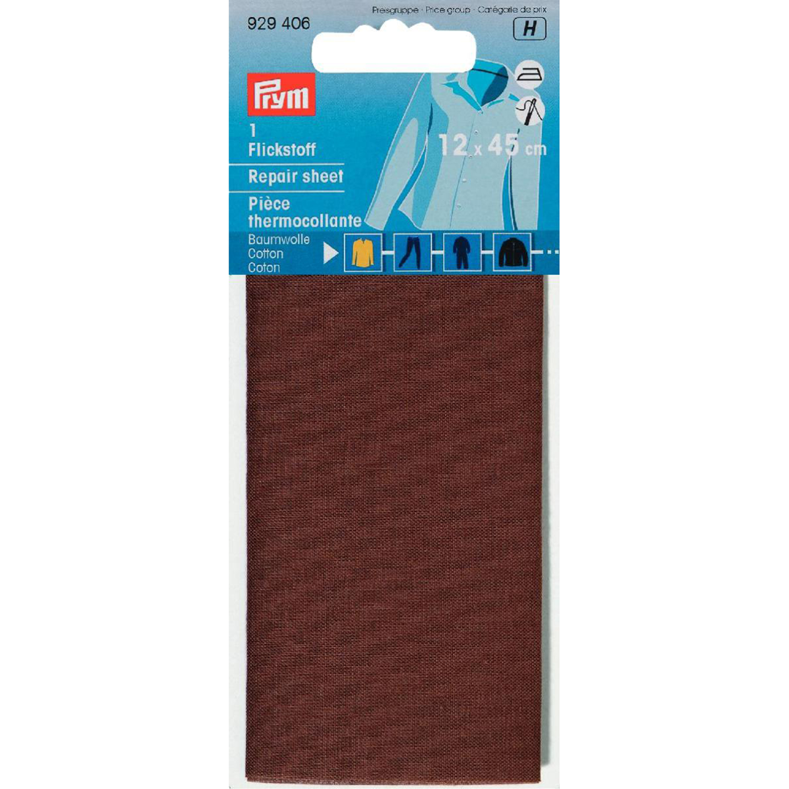 Prym 929406 Verstelstuk CO (opstrijkbaar) 12 x 45 cm bruin - Kaart