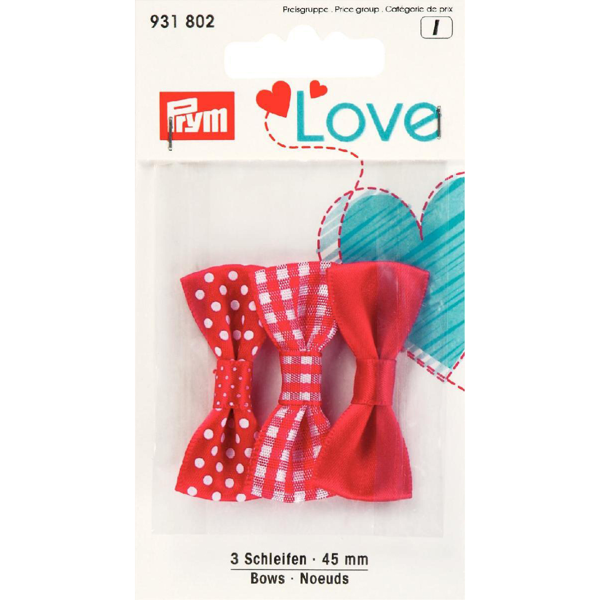 Prym 931802 Love Lussenset R 4,5cm - Kaart