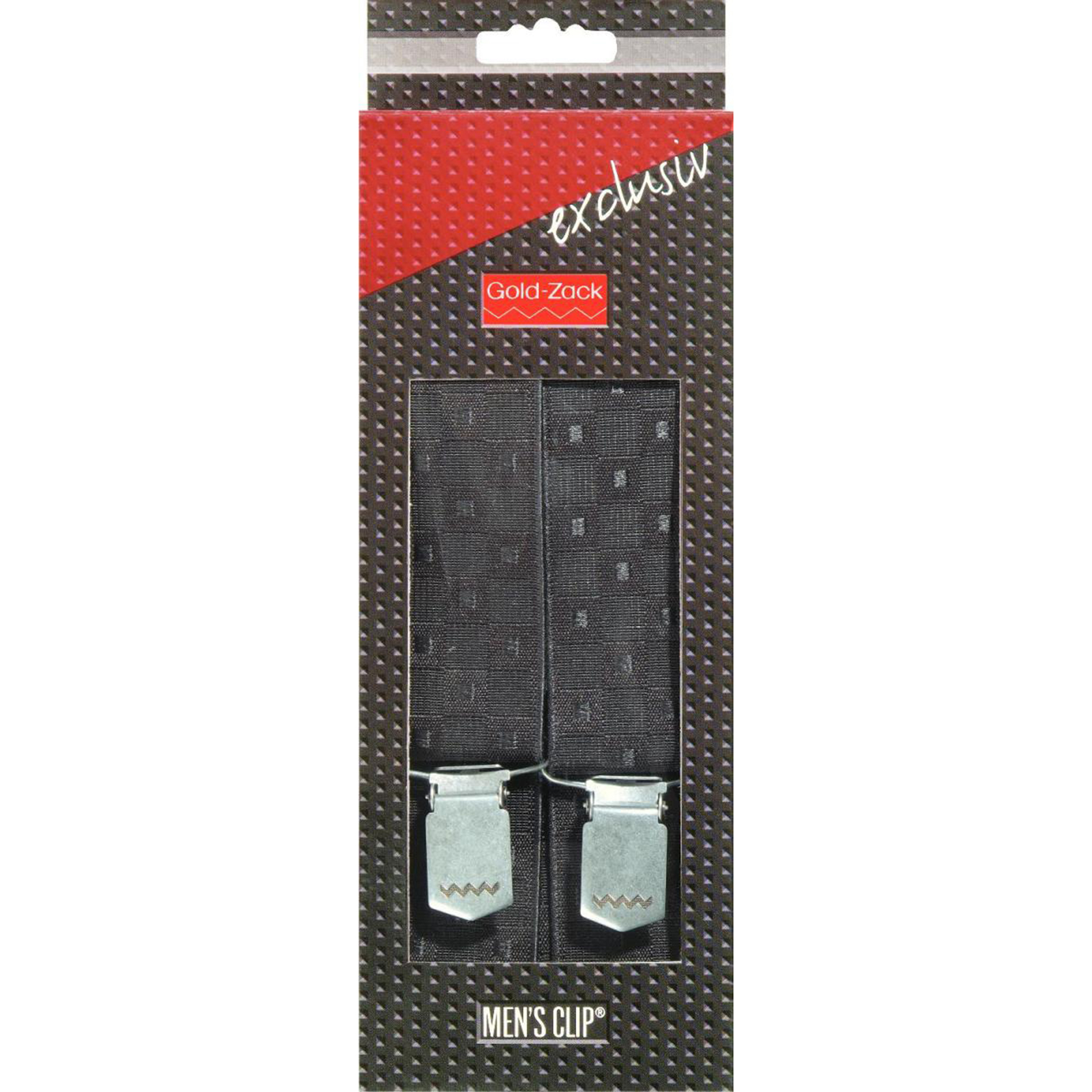 Prym 944302 Men's Clip Exclusief 120cm 35mm zwart, geweven ruiten - Kaart