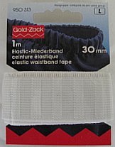 Prym 950313 Elastische tailleband stabiel in dwarsrichting 30 mm wit - Kaart