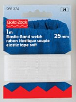 Prym 955374 Band-elastiek zacht 25 mm wit - Kaart
