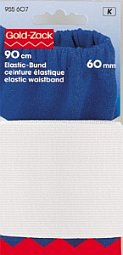 Prym 955607 Taille-elastiek 60 mm wit - Kaart