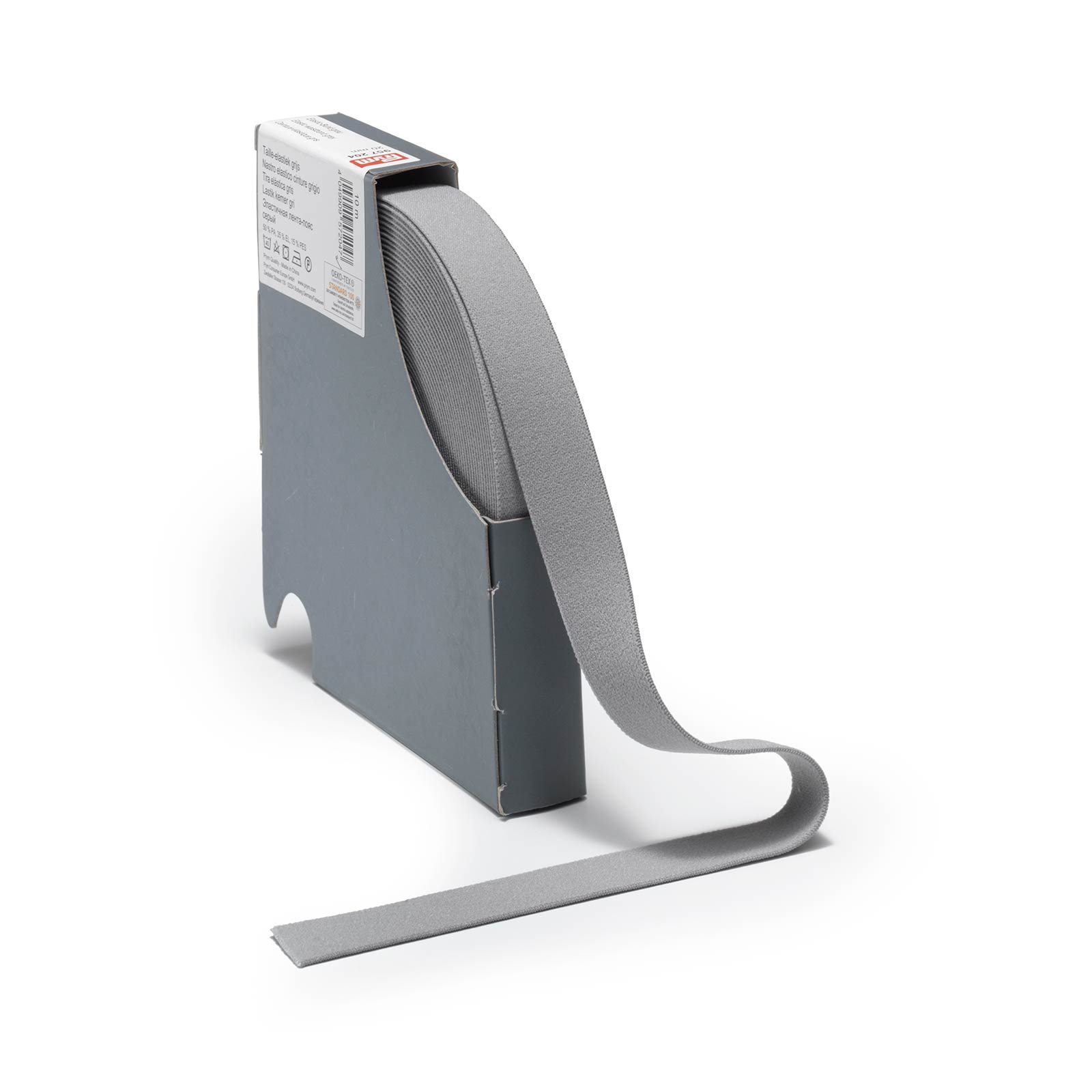 Prym 957204 Taille-elastiek 20 mm grijs - Meter