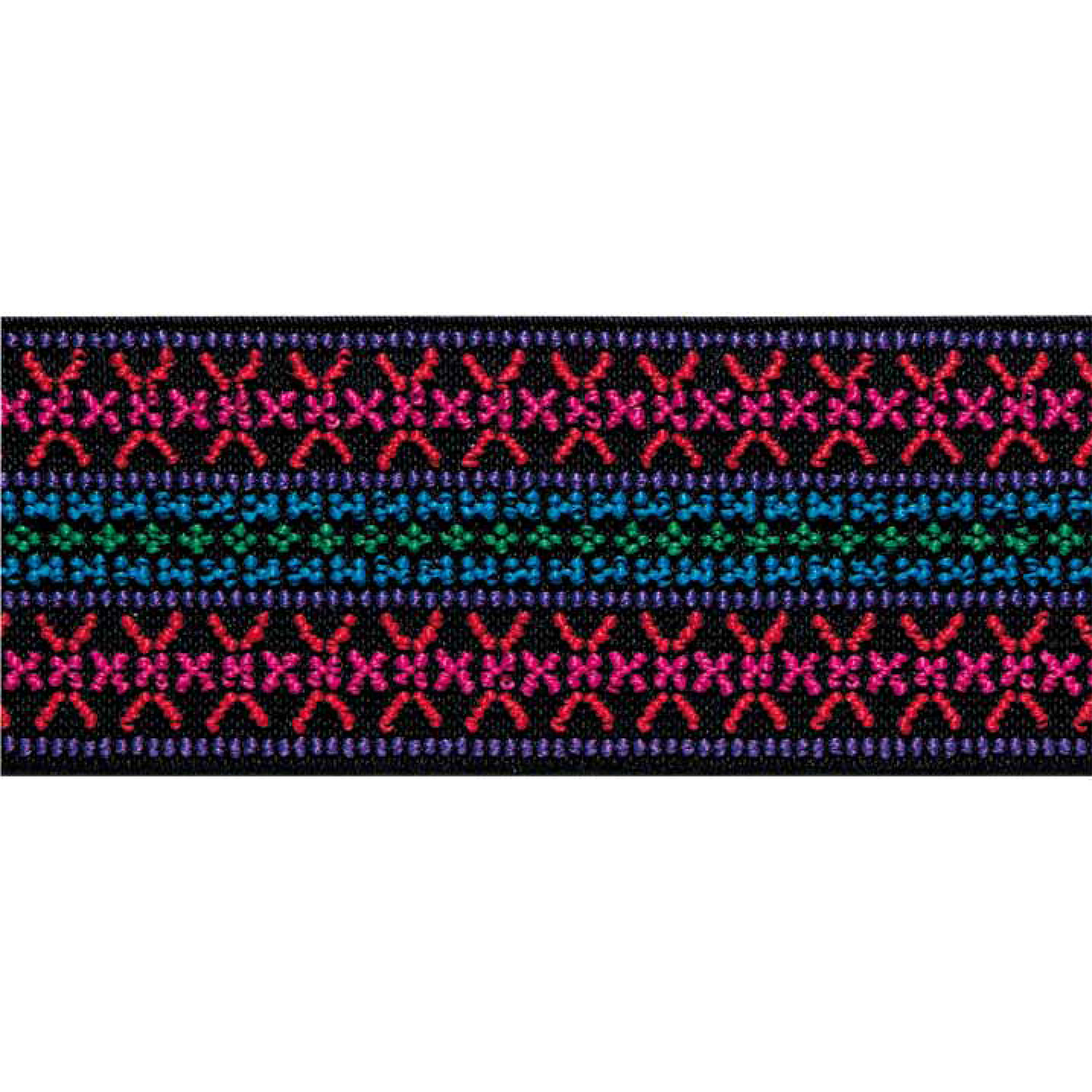 Prym 957451 Elastiek Color 50 mm dessin fuchsia - Meter