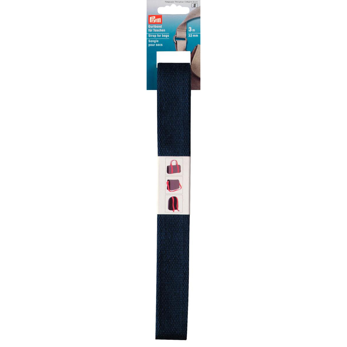Prym 965188 Riem voor tassen 30 mm marine - Kaart