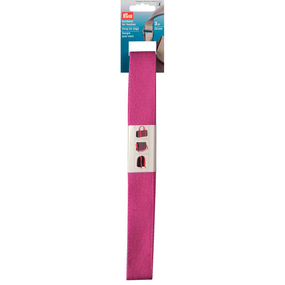 Prym 965189 Riem voor tassen 30 mm fuchsia - Kaart