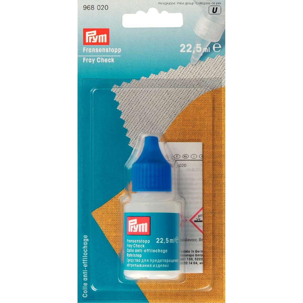 Prym 968020 Fray Check (Rafelstop) - Kaart