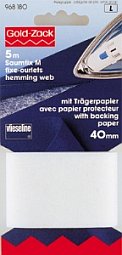 Prym 968180 Zoomvlies met schutpapier 38 mm wit - Kaart